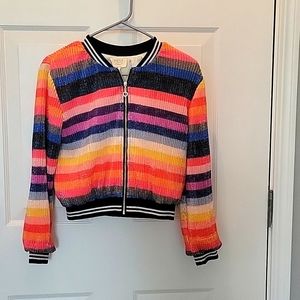 Hannah Banana Jacket, Girls Size 12, Rainbow